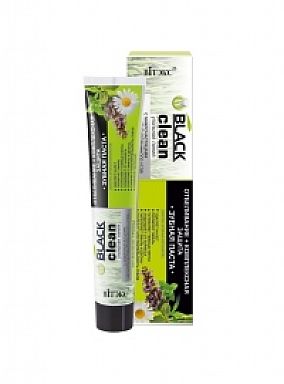 Паста зубная Отбеливание+комплексная защита Витэкс Black Clean 85г