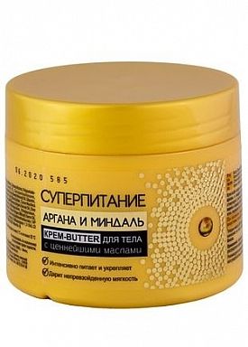 Крем-butter для тела Аргана и миндаль Суперпитание Витэкс 300мл