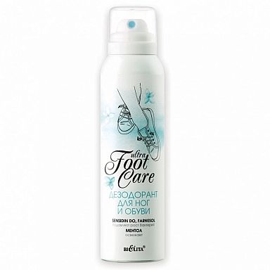Дезодорант для ног и обуви Foot care Белита 150мл