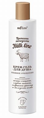 Крем-гель для душа Нежное Очищение Milk Line Белита 400 мл