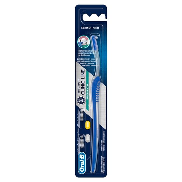 Набор интердентальный Oral-B/Орал-би: Щетка зубная и сменные