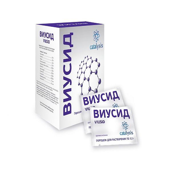 Виусид Catalysis SL/Катализис СЛ порошок для приг. раствора для приема внутрь 3,2г 21шт