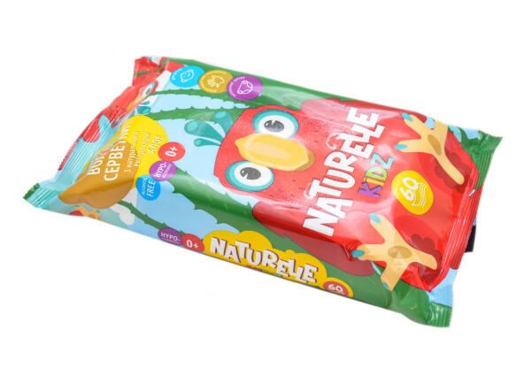 Салфетки влажные детские алоэ Санвита Групп NatureLLE Kidz 60шт