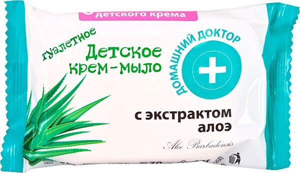 Мыло-крем с экстрактом алоэ детское Домашний Доктор 70г