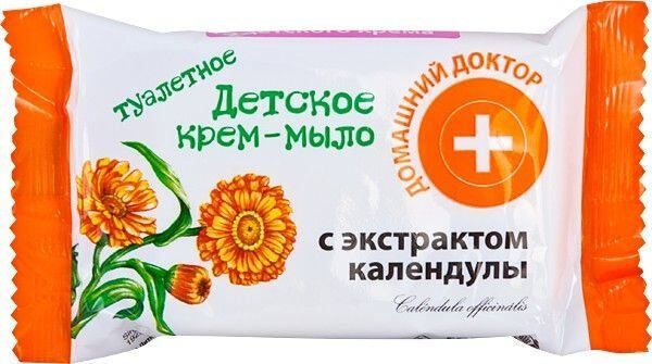 Мыло-крем с экстрактом календулы Детское Домашний Доктор 70г