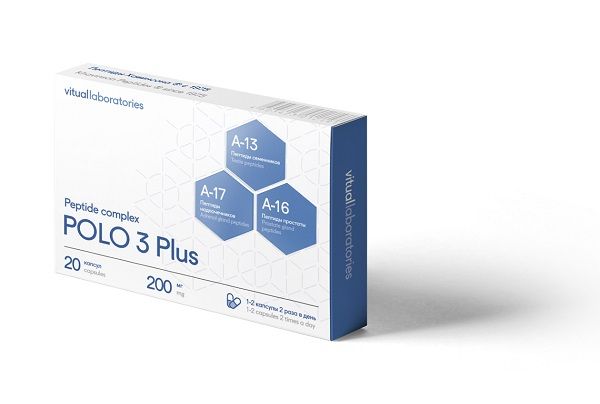 Поло 3 Плюс пептидный комплекс Vitual Laboratories капсулы 20шт
