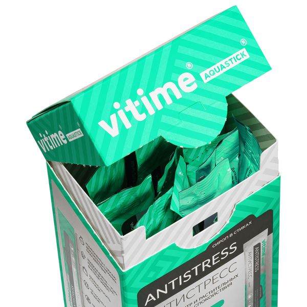 Антистресс ViTime/ВиТайм Aquastick стик 10мл 10шт фото №3 Антистресс ViTime/ВиТайм Aquastick стик 10мл 10шт фото №3