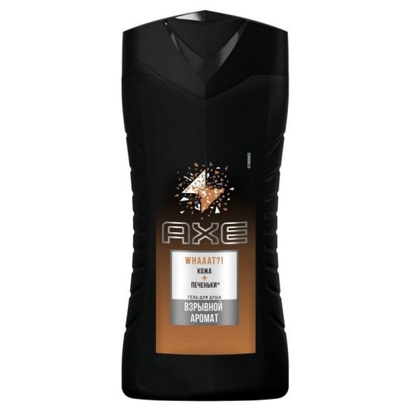 Гель для душа мужской leather & cookies axe 250 мл