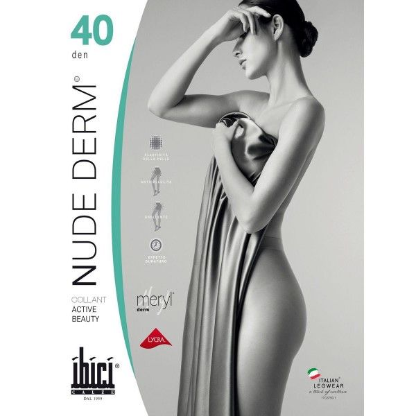 Колготки прозрачные fume 40 den nude derm Ibici/Ибичи р.s