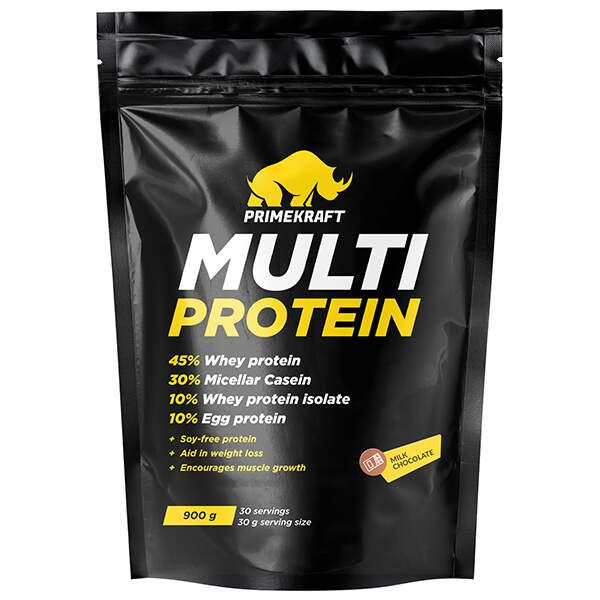 Протеин многокомпонентный со вкусом Молочный шоколад Multi Protein Primekraft/Праймкрафт 900г