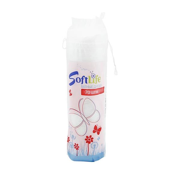 Диски ватные SoftLife/СофтЛайф 70шт