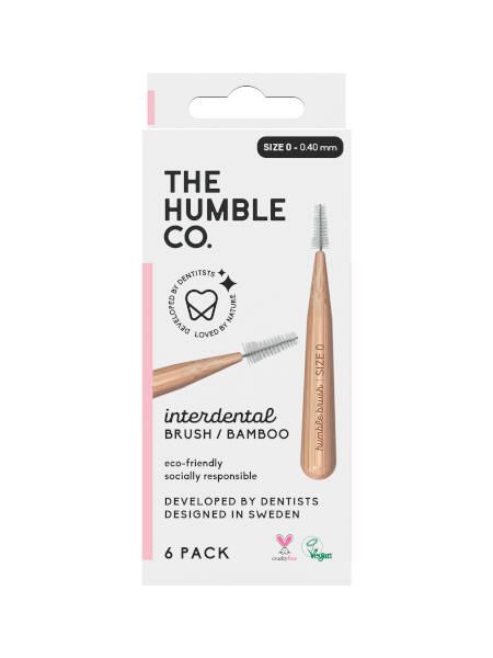 Ершики межзубные бамбуковые цвет розовый Humble CO. р.0 фото №2
