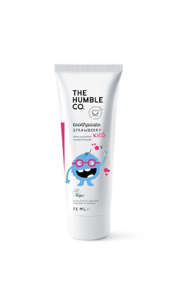 Паста зубная натуральная детская клубника Humble CO. 75г