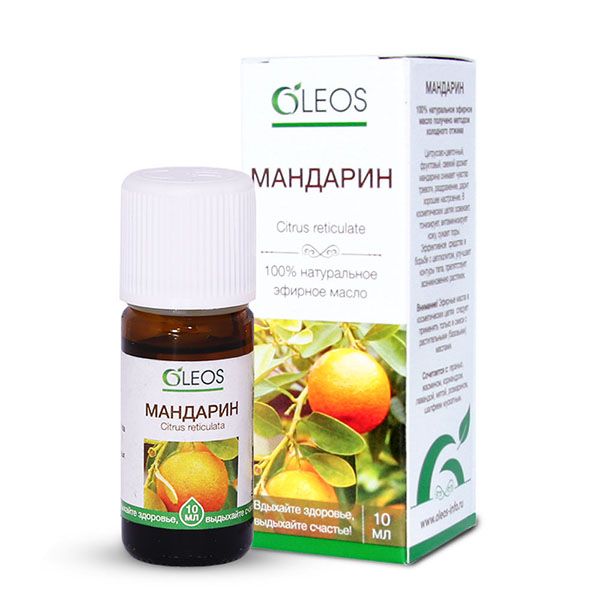 Масло эфирное мандарин Oleos/Олеос фл. 10мл