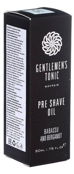 Масло для бритья Gentlmen's tonic 50мл фото №3