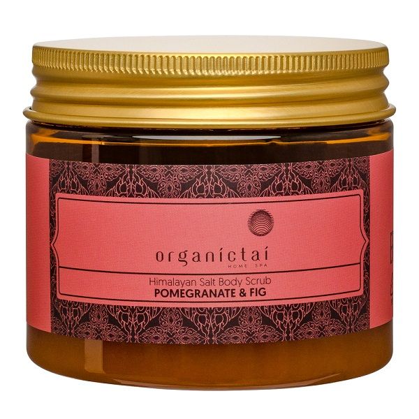 Скраб для тела на основе гималайской соли Гранат и инжир Organic Tai 200 мл фото №2