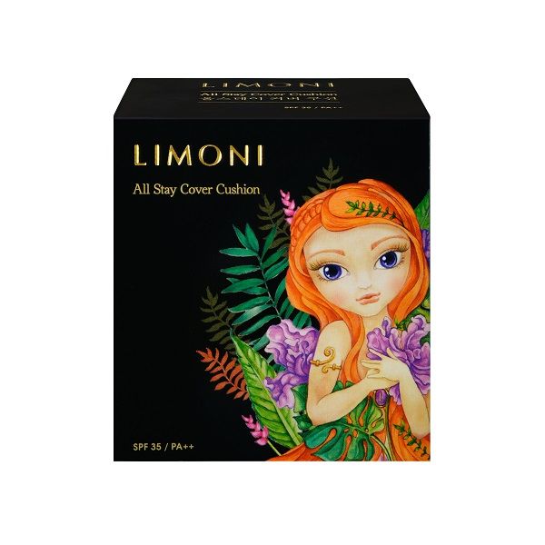 Флюид тональный кушон All Stay Cover Cushion SPF 35 / PA++ Jungle Princess 02 Medium Limoni фото №6