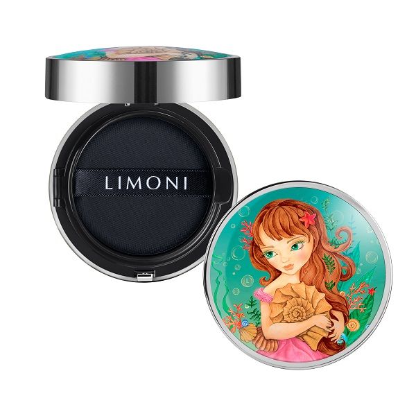 Флюид тональный кушон All Stay Cover Cushion SPF 35 / PA++ Sea Princess 02 Medium Limoni фото №2