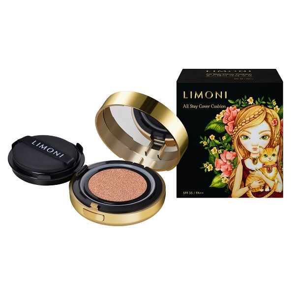 Флюид тональный кушон All Stay Cover Cushion SPF 35 / PA++ Animal Princess 01 Light Limoni