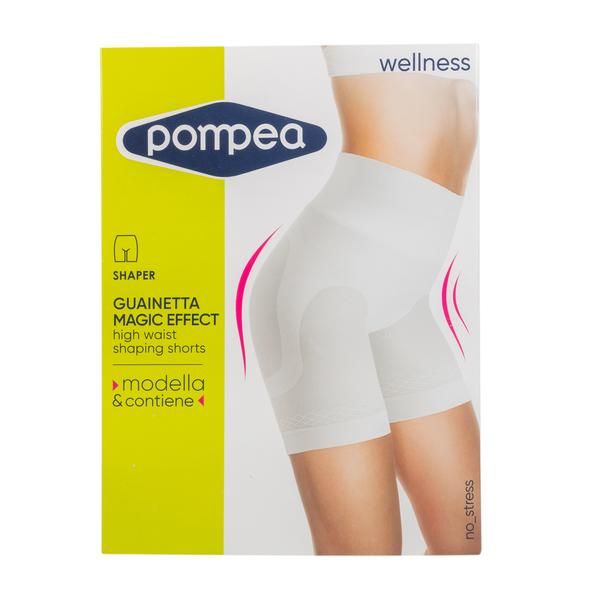 Бандаж-трусы моделирующие с утягивающим эффектом белые magic efect guaina Pompea р.XXL