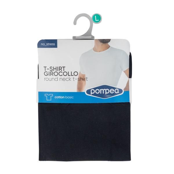 Футболка мужская черная Pompea р.XL