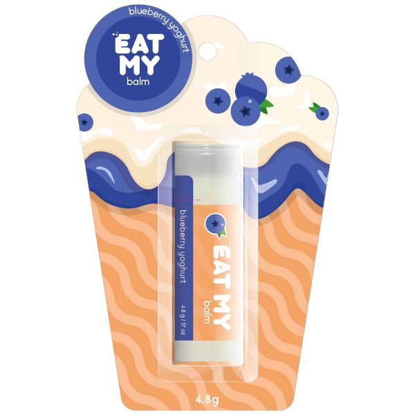 Бальзам для губ йогурт с голубикой Eat My/Ит Май 4,8г
