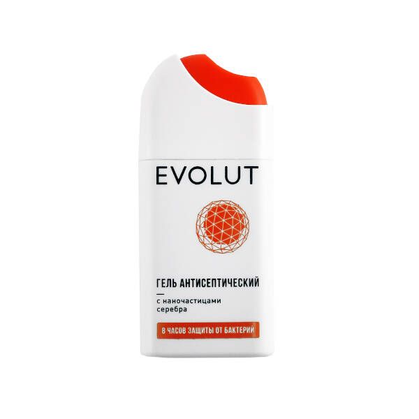 Гель для рук антисептический с наночастицами серебра Evolut/Эволют спрей 20мл