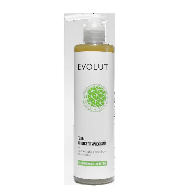 Гель антисептический с наночастицами серебра и витамином Е Evolut/Эволют 300мл
