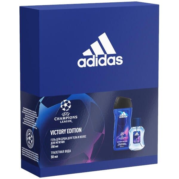 Набор подарочный FY21 М Набор Uefa v edt+гель Adidas/Адидас 50мл фото №3