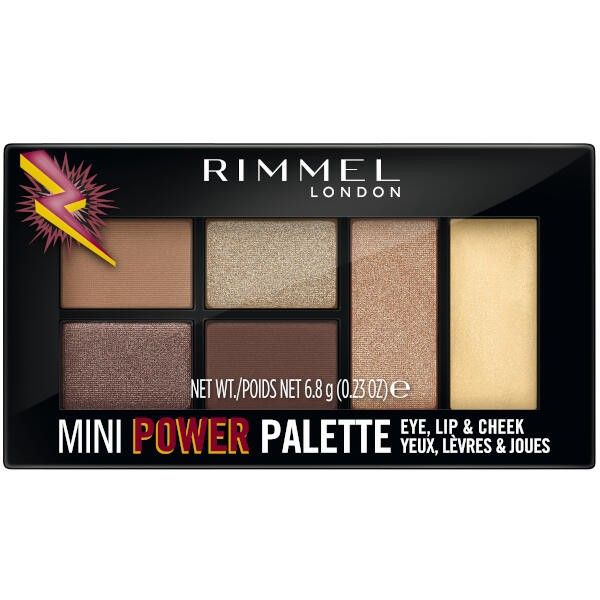 Палетка для век универсальная Mini Power Lip Rimmel/Риммель тон 001 фото №3