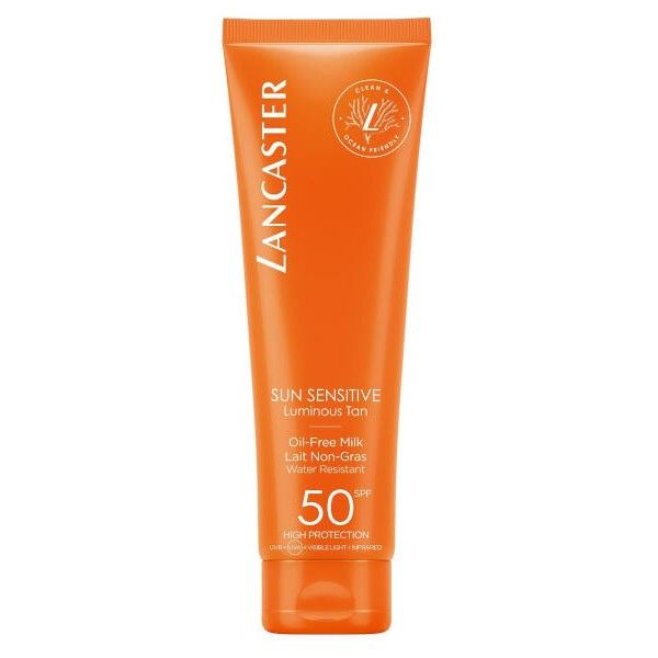 Молочко для тела для чувств. кожи солнцезащ. нежирное Sun Sensitive Lancaster/Ланкастер SPF 50 150мл фото №4