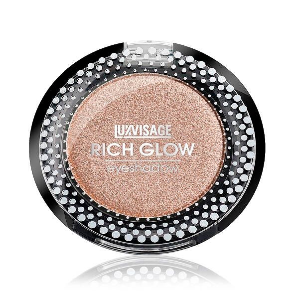 Тени компактные для век sunset Rich Glow Luxvisage тон 4 2г