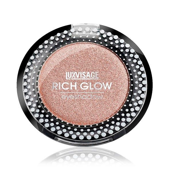Тени компактные для век vanilla Rich Glow Luxvisage тон 5 2г