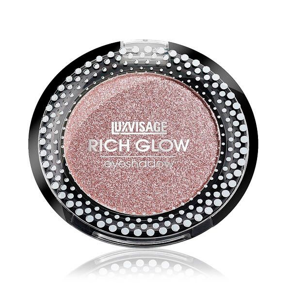 Тени компактные для век kiss Rich Glow Luxvisage тон 3 2г