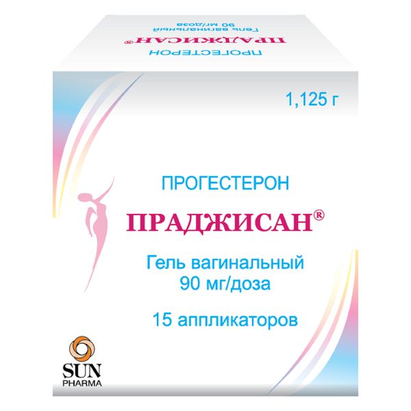 Праджисан гель вагинальный аппликатор 90мг/доза 1,125г 15шт