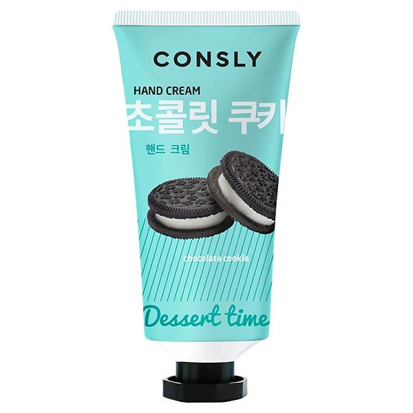 Крем для рук с ароматом шоколадного печенья Dessert Time Consly 100мл фото №3