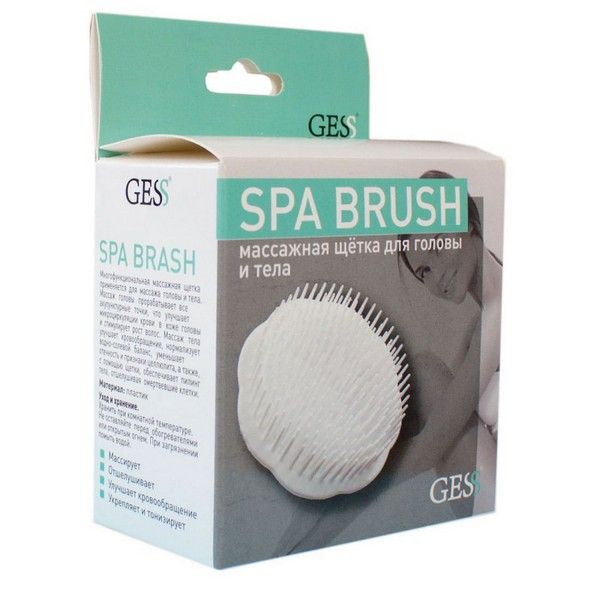 Щетка для тела массажная Spa Brush Gess/Гесс