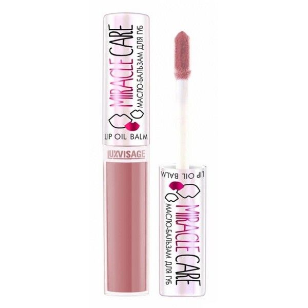Масло-бальзам для губ Powder rose Miracle Care Luxvisage 6г тон 101