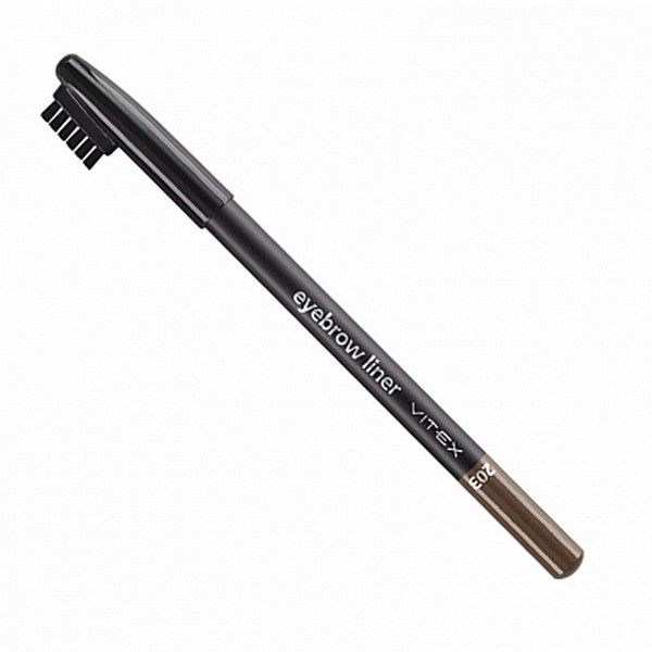 Карандаш контурный для бровей Light brown Витэкс 5г тон 203