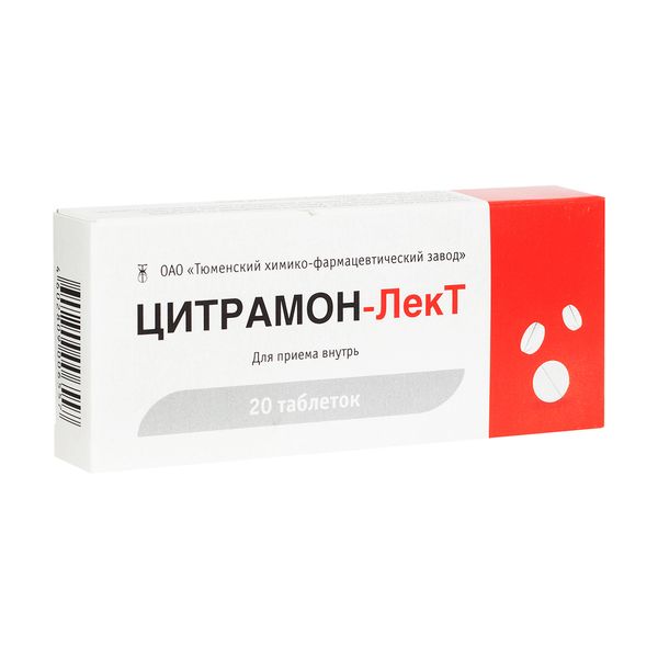 Цитрамон-ЛекТ таблетки 20шт
