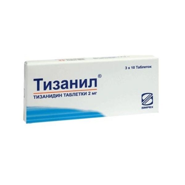 Тизанил таблетки 2мг 30шт