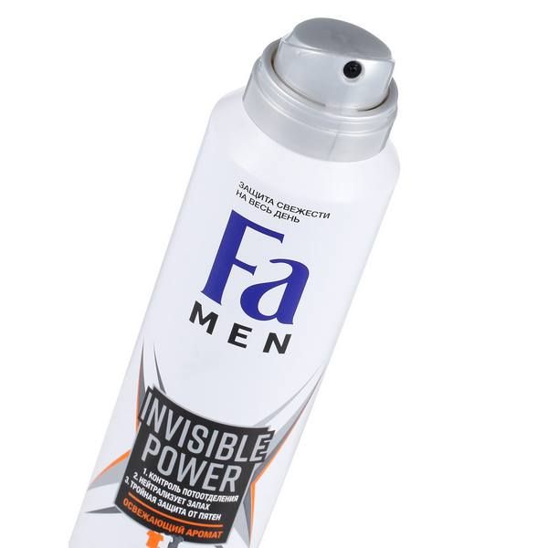 Дезодорант аэр. Xtreme Invisible Power Men Fa/Фа 150мл фото №5