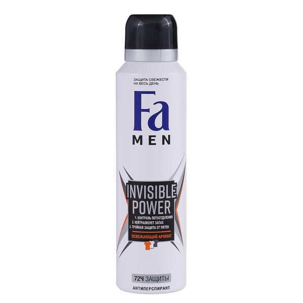 Дезодорант аэр. Xtreme Invisible Power Men Fa/Фа 150мл фото №2