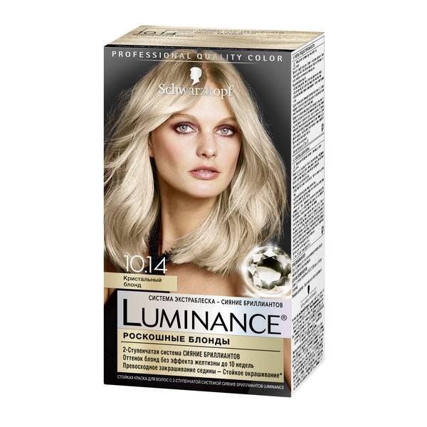 Краска для волос 10.14 кристальный блонд Luminance/Люминенс 165мл фото №2