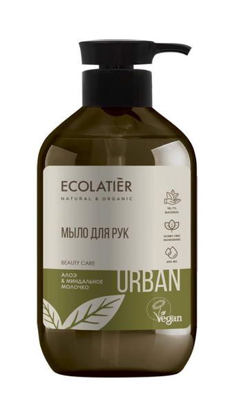 Мыло жидкое алоэ & миндальное молочко, Ecolatier 400 мл фото №2