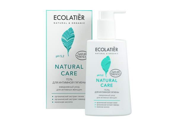 Гель для интимной гигиены ежедневный уход Natural Care Ecolatier 250мл