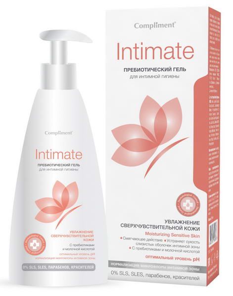 Гель для интимной гигиены с пребиотиками Intimate Compliment/Комплимент 250мл