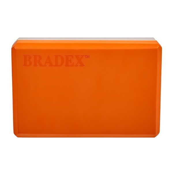Блок для йоги оранжевый Bradex/Брадекс фото №3