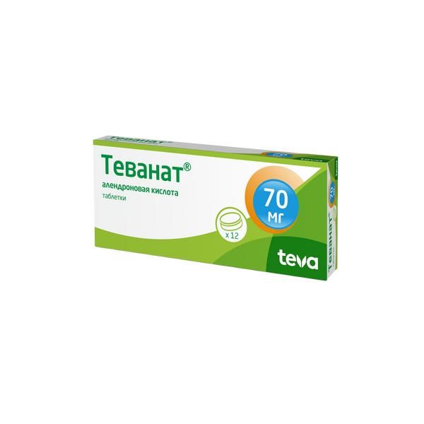 Tеванат таблетки 70мг 12шт