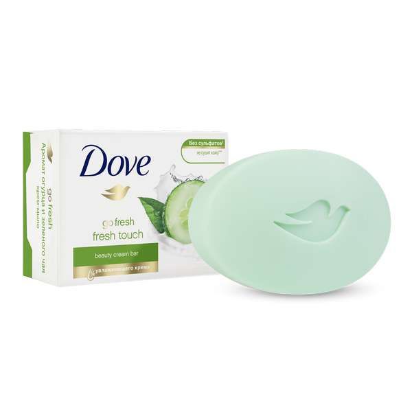 Крем-мыло бессульфатное Прикосновение свежести Dove/Дав 100г фото №2